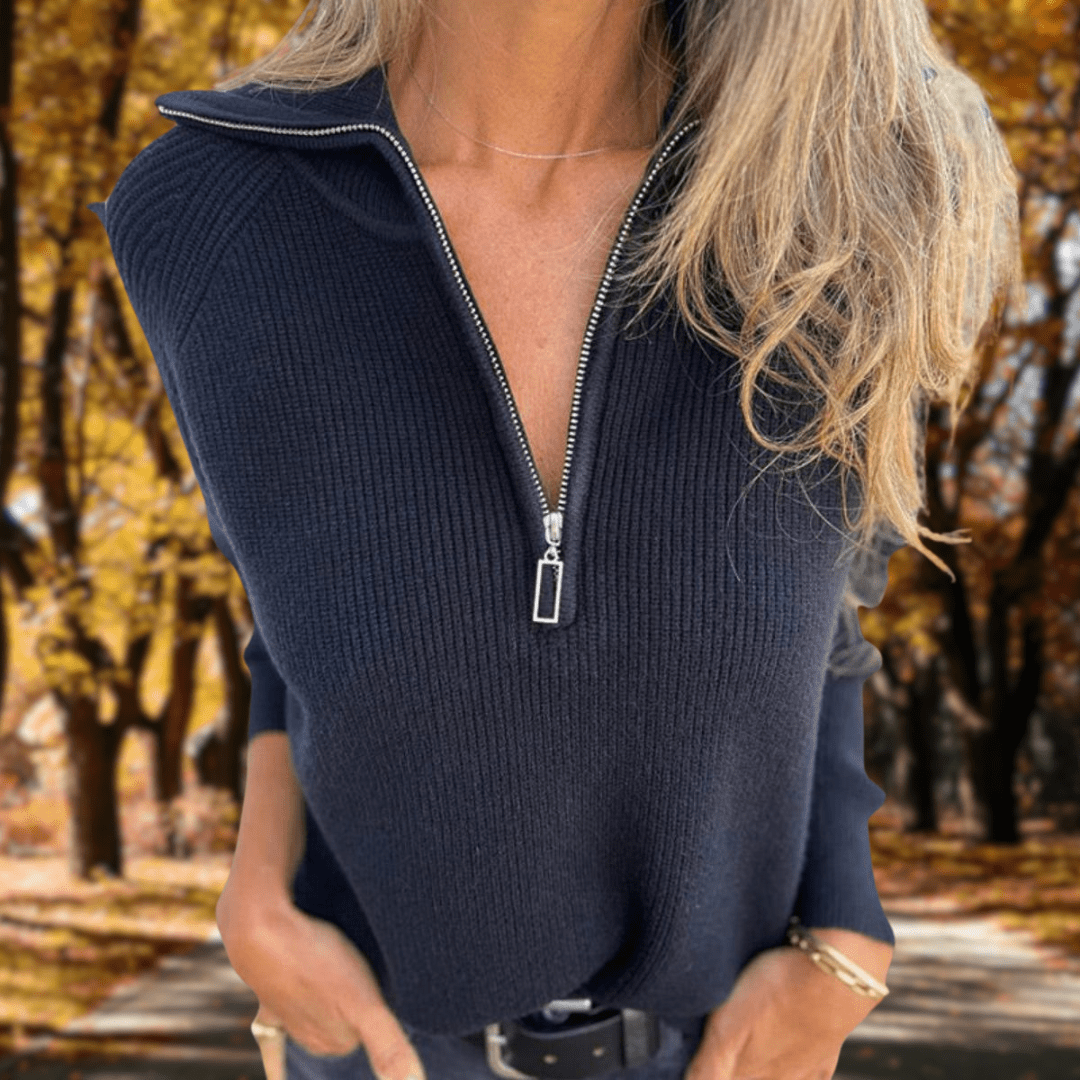 ADEL | TIMELESS KNIT SWEATER WITH TUMMY COVERAGE