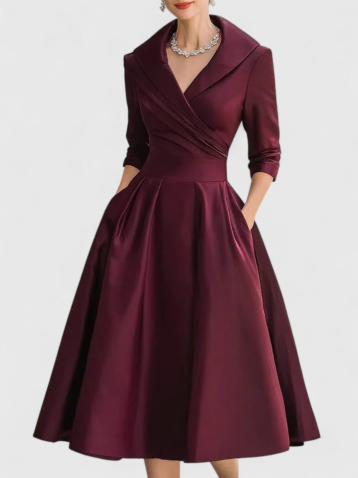 Rose | Elegant Midi Dress
