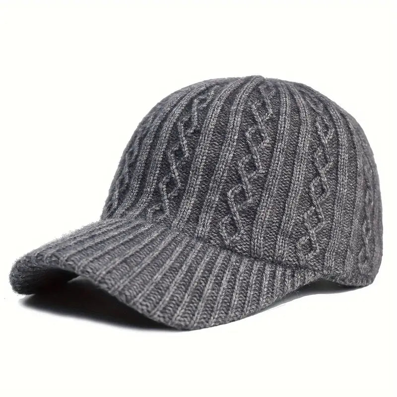 Knitted Baseball Cap | Casual Everyday Comfort