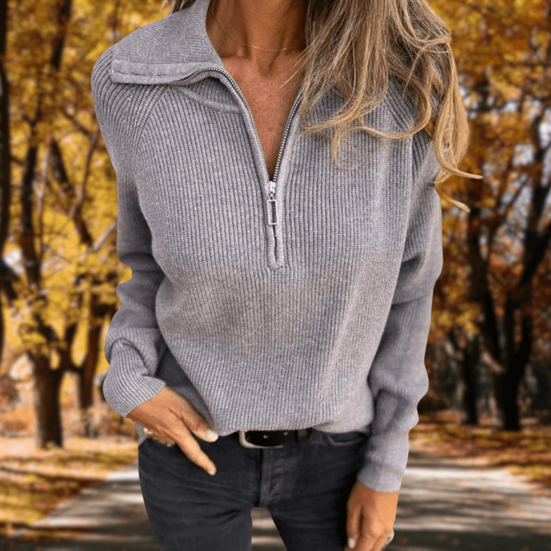 ADEL | TIMELESS KNIT SWEATER WITH TUMMY COVERAGE