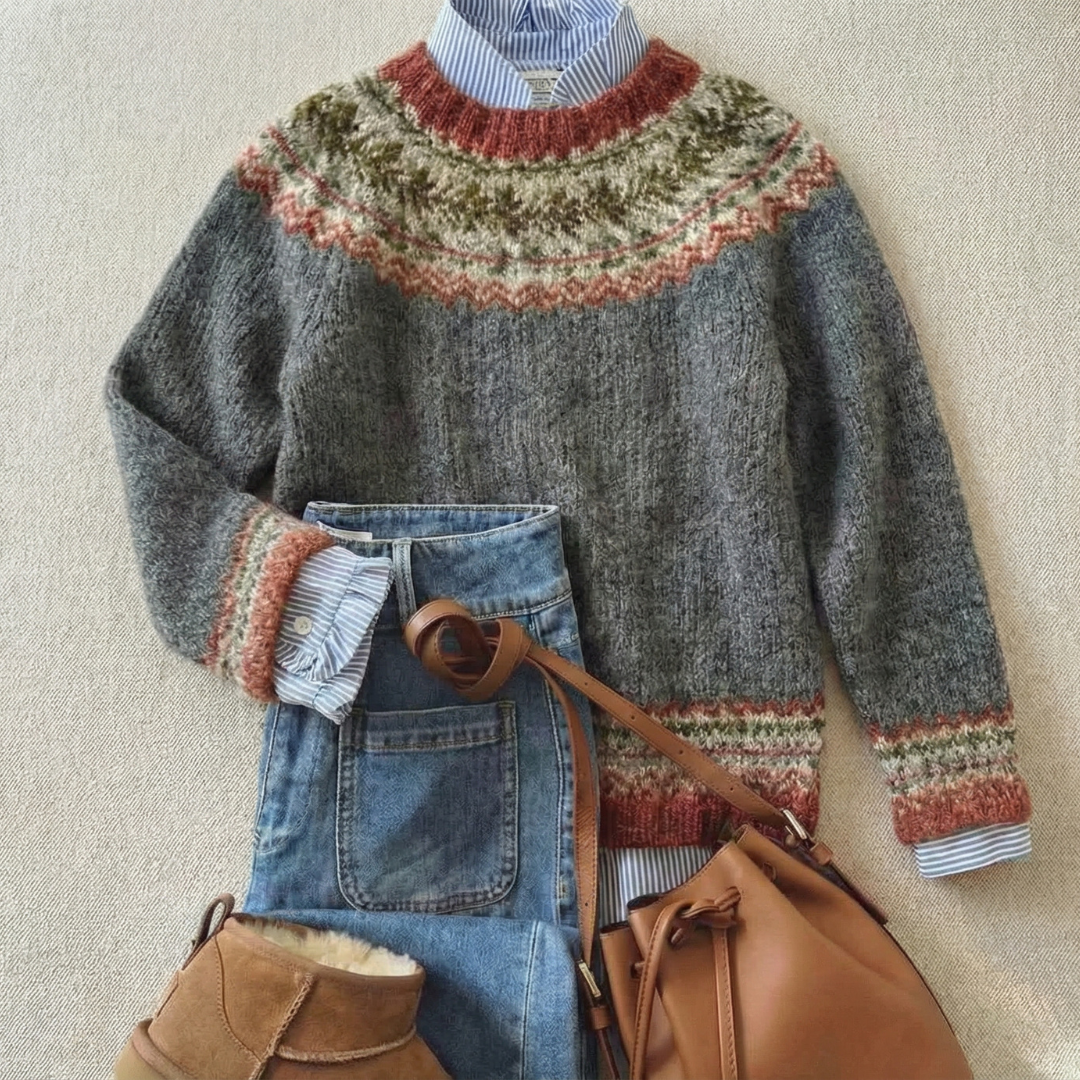 ELEANOR | NORDIC KNIT SWEATER