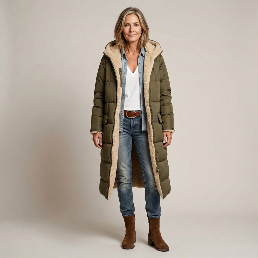 AMELIA | REVERSIBLE ELEGANT LONG COAT