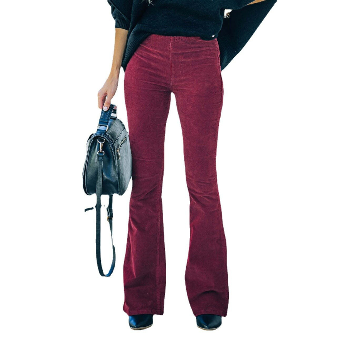 High-Rise Corduroy Flares | Retro Comfort with Modern Style