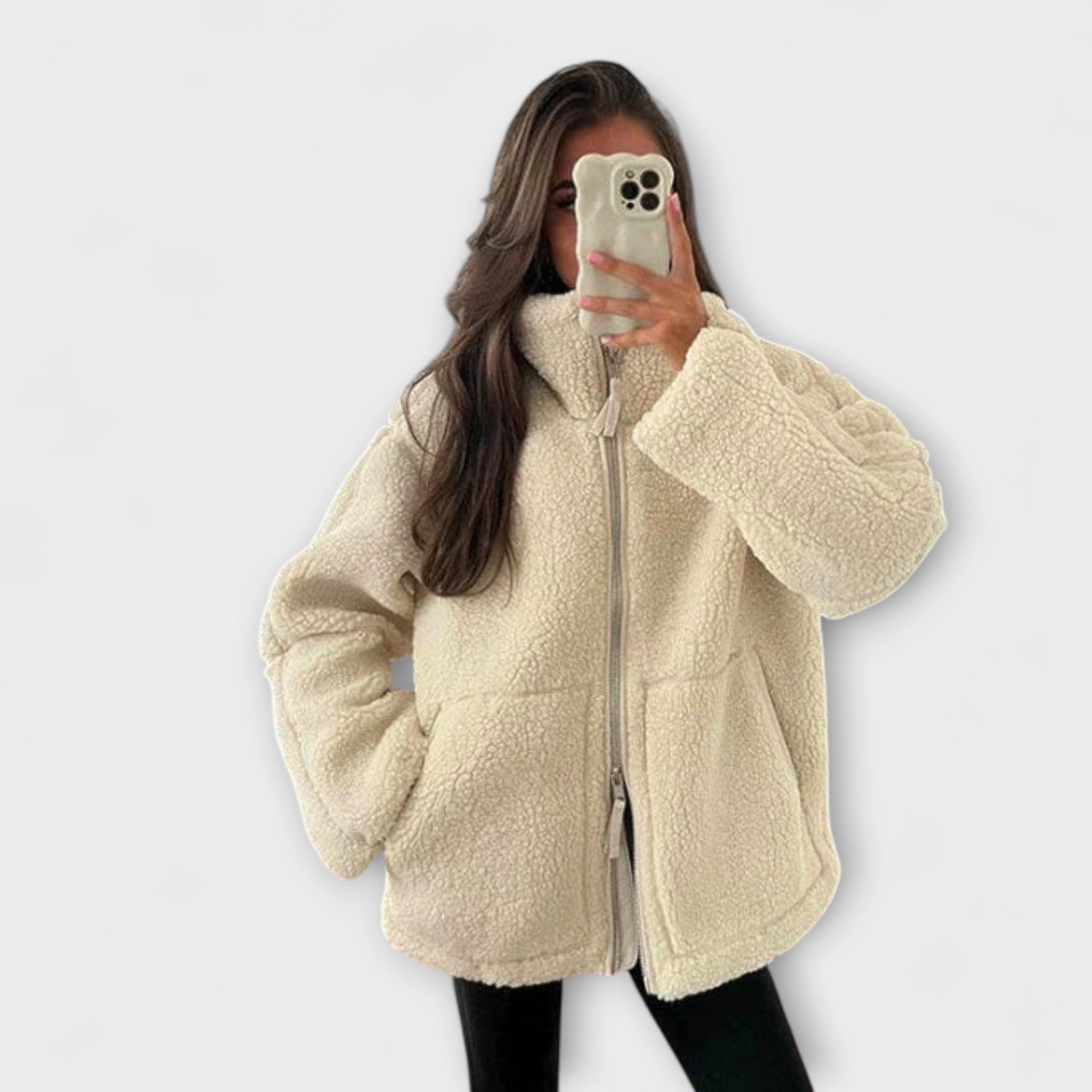 AURORA | COZY LUXURY SHERPA FLEECE JACKET