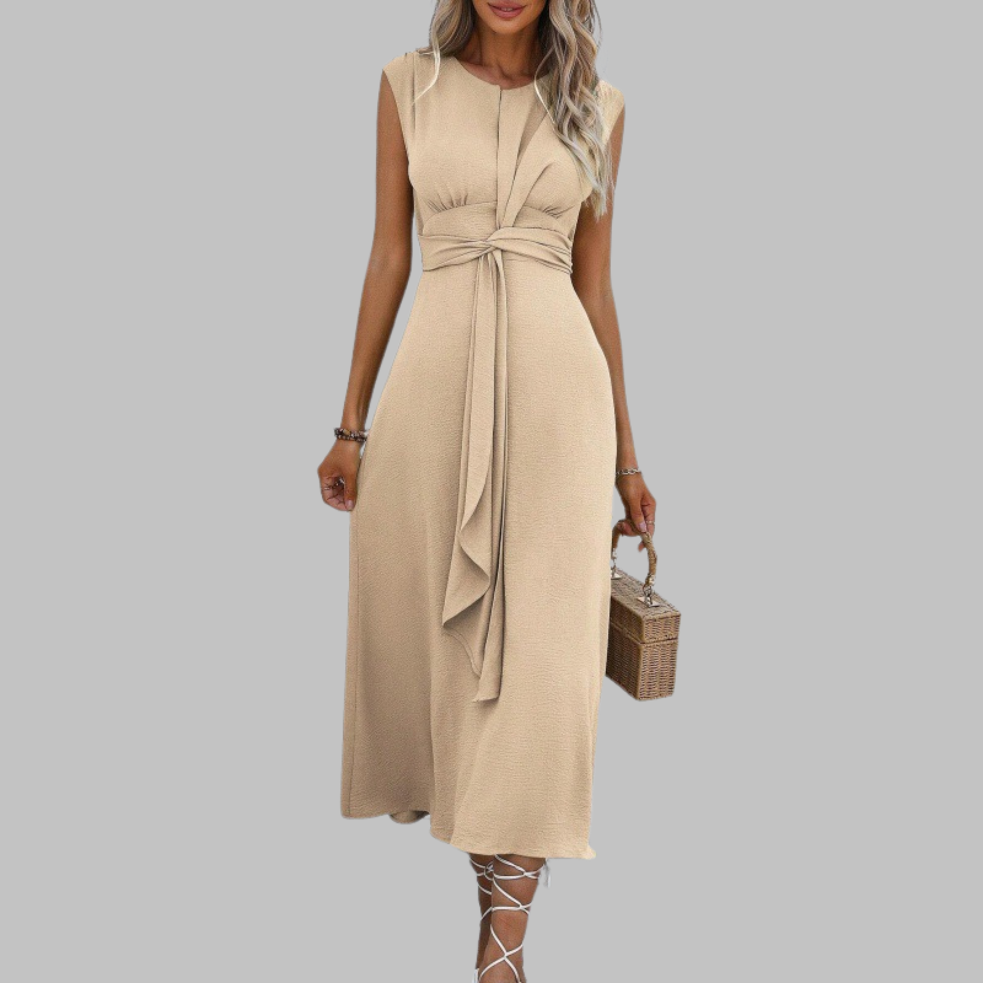 Flowing Sleeveless Maxi Dress | Timeless Summer Elegance