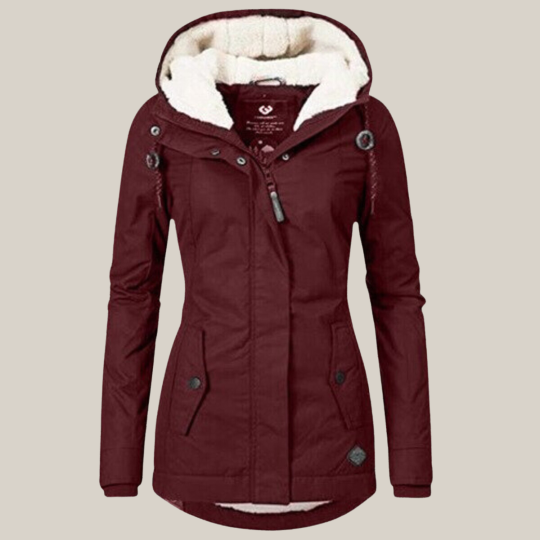 MARA | ELEGANT LUXE PADDED JACKET WITH TUMMY COVERAGE