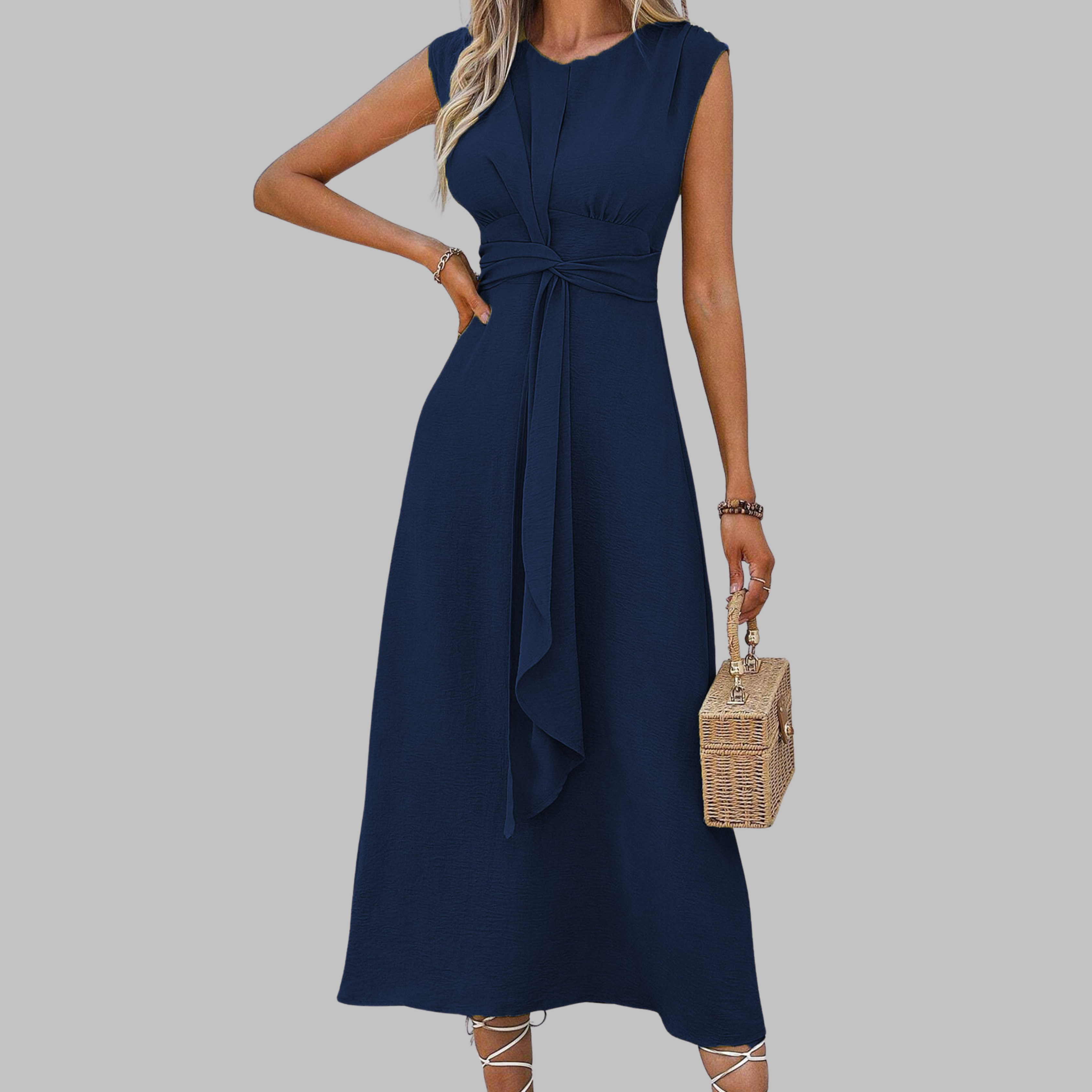 Flowing Sleeveless Maxi Dress | Timeless Summer Elegance