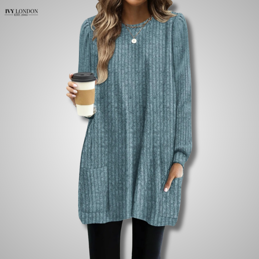 CORINA | COZY POCKET TUNIC WITH TUMMY COVERAGE