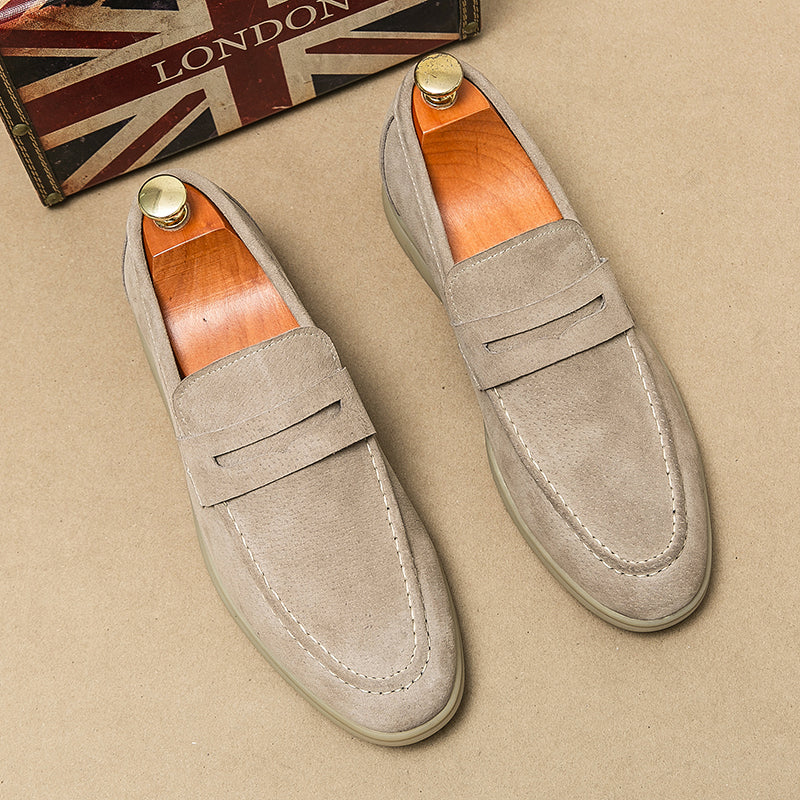 Classic Suede Slip-On Loafers | Orthopedic Comfort for Everyday Wear