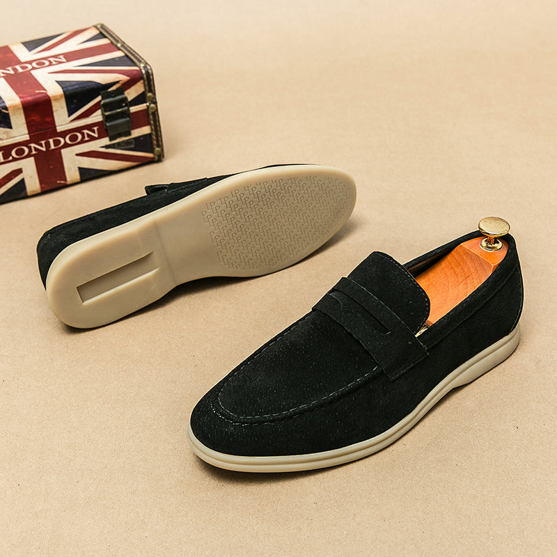 Classic Suede Slip-On Loafers | Orthopedic Comfort for Everyday Wear