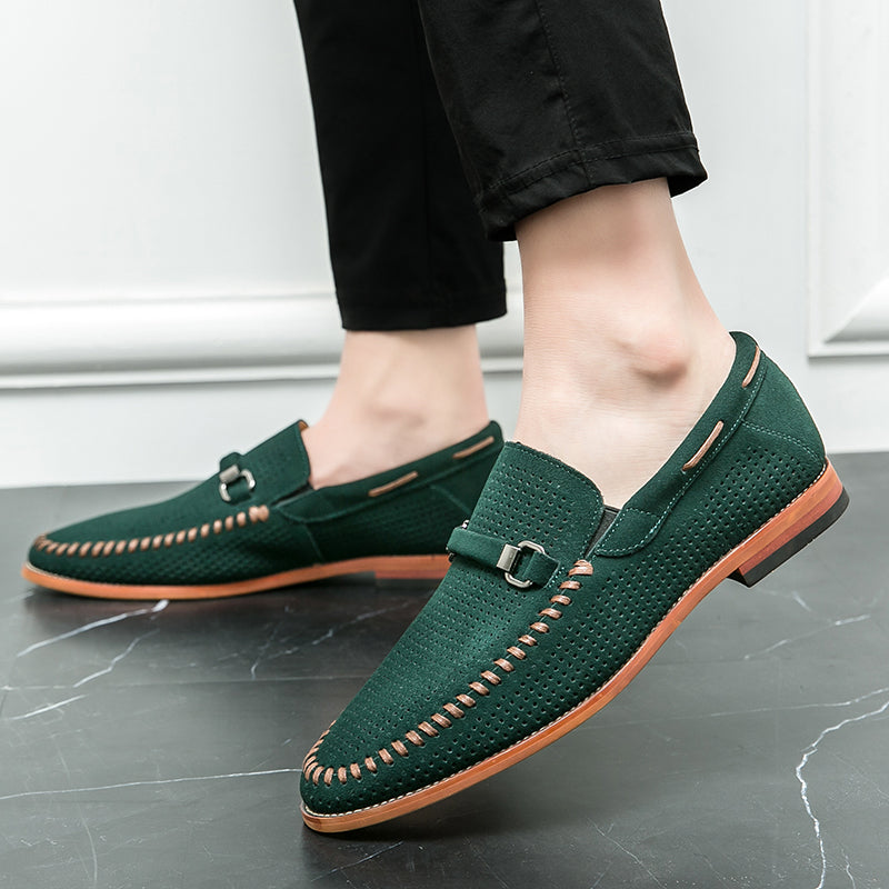 Elegant Suede Slip-On Loafers | Orthopedic Comfort & Timeless Styl