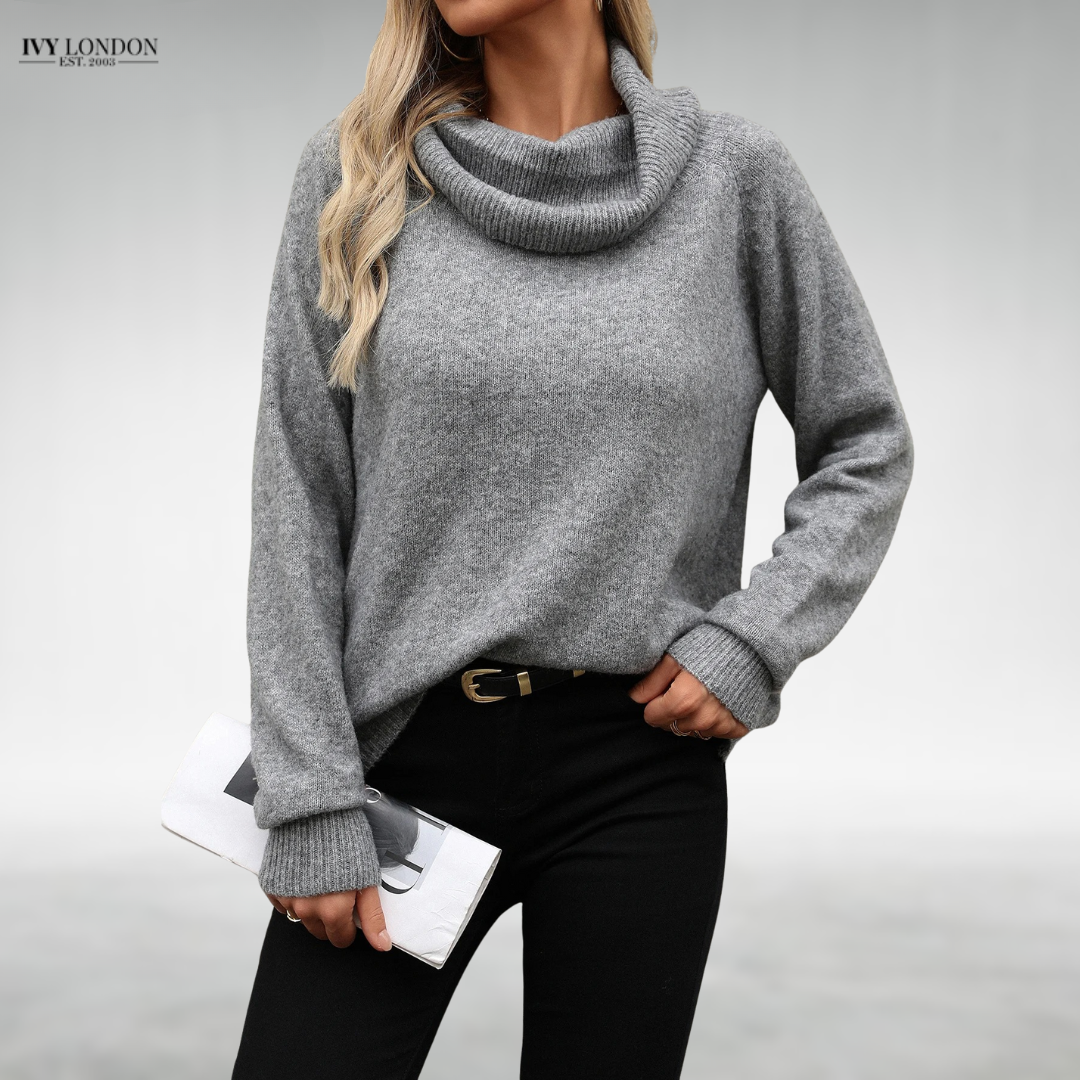 JINNY | ELEGANT COWL NECK JUMPER WITH TUMMY COVERAGE