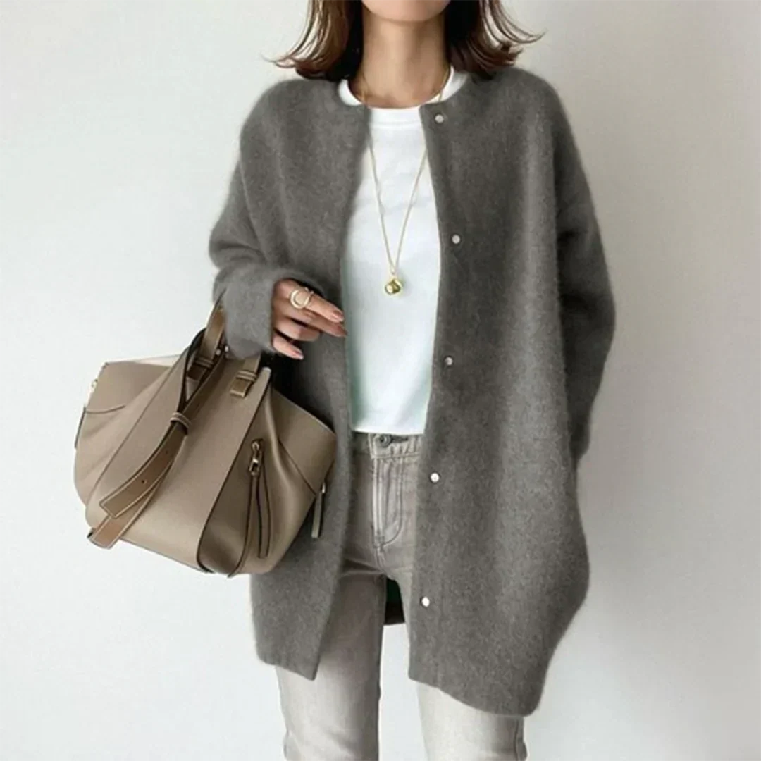 ROWENA | LUXURY RELAXED-FIT LONG CARDIGAN