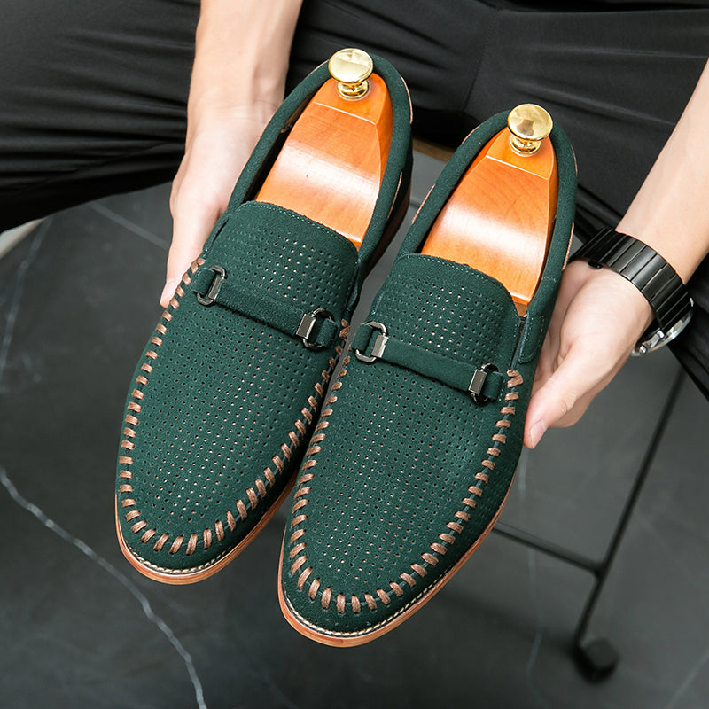 Elegant Suede Slip-On Loafers | Orthopedic Comfort & Timeless Styl