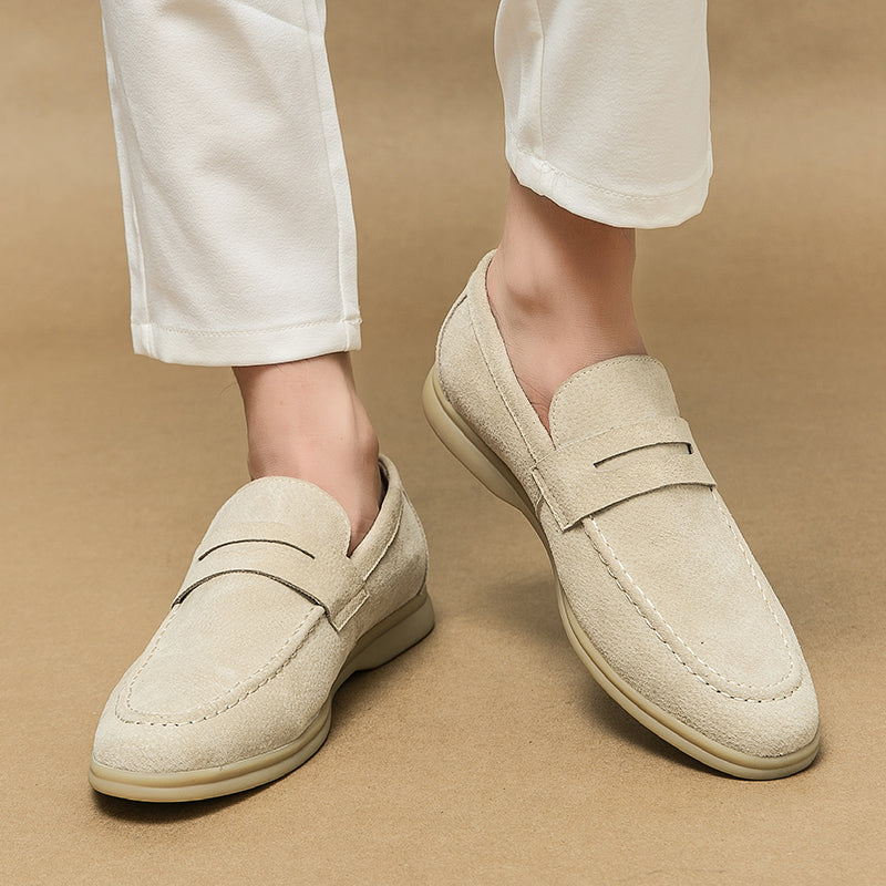 Classic Suede Slip-On Loafers | Orthopedic Comfort for Everyday Wear