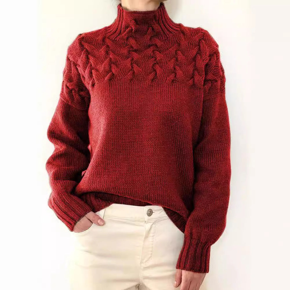 ANTOINETTE | ELEGANT LUXURY TURTLENECK SWEATER