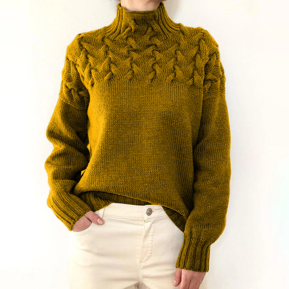 ANTOINETTE | ELEGANT LUXURY TURTLENECK SWEATER