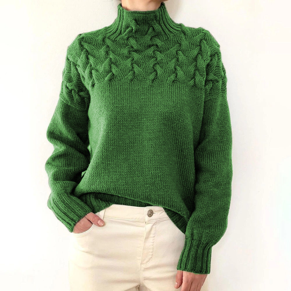 ANTOINETTE | ELEGANT LUXURY TURTLENECK SWEATER