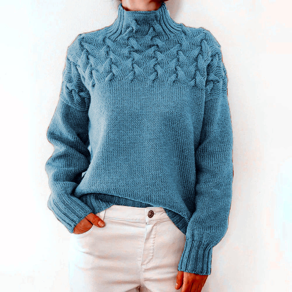ANTOINETTE | ELEGANT LUXURY TURTLENECK SWEATER
