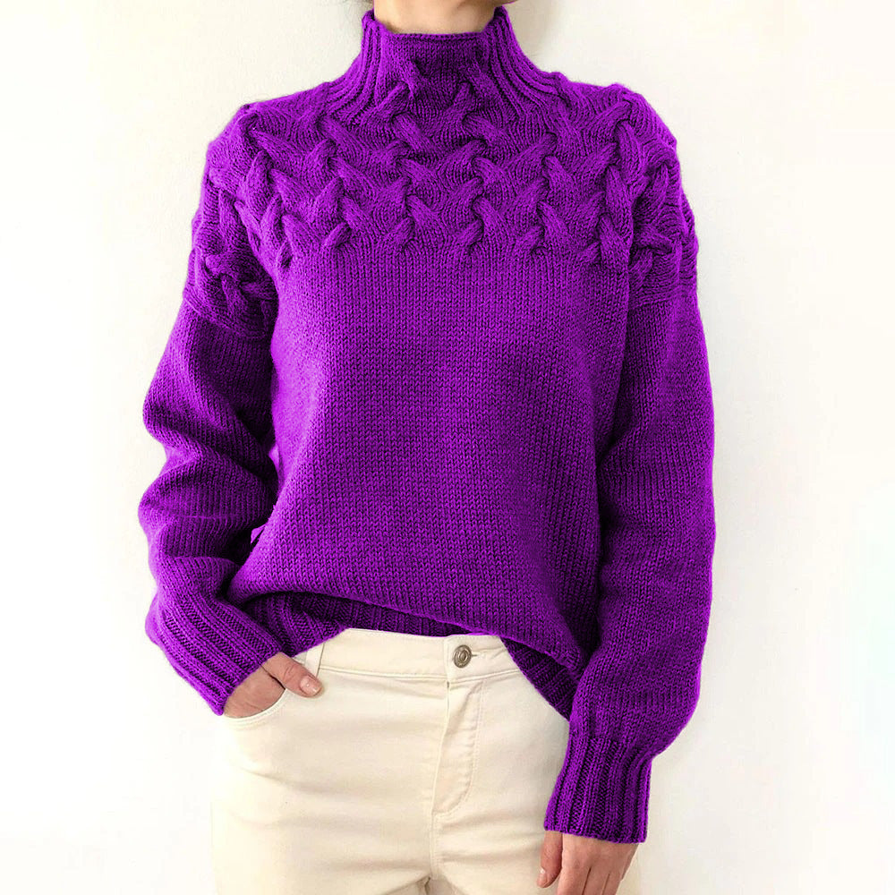 ANTOINETTE | ELEGANT LUXURY TURTLENECK SWEATER