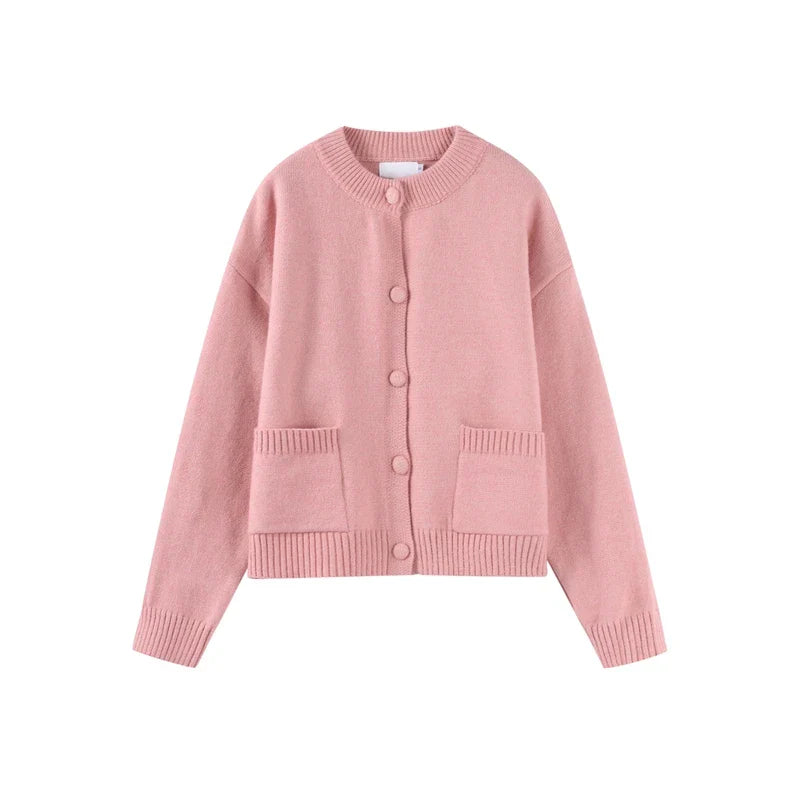 CASSIA | ELEGANT CROPPED KNIT CARDIGAN