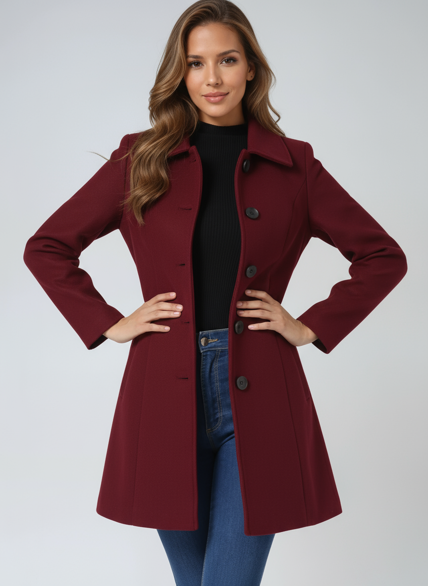 SYLVIA™ | WOMEN’S SINGLE BREASTED WINTER TRENCH COAT