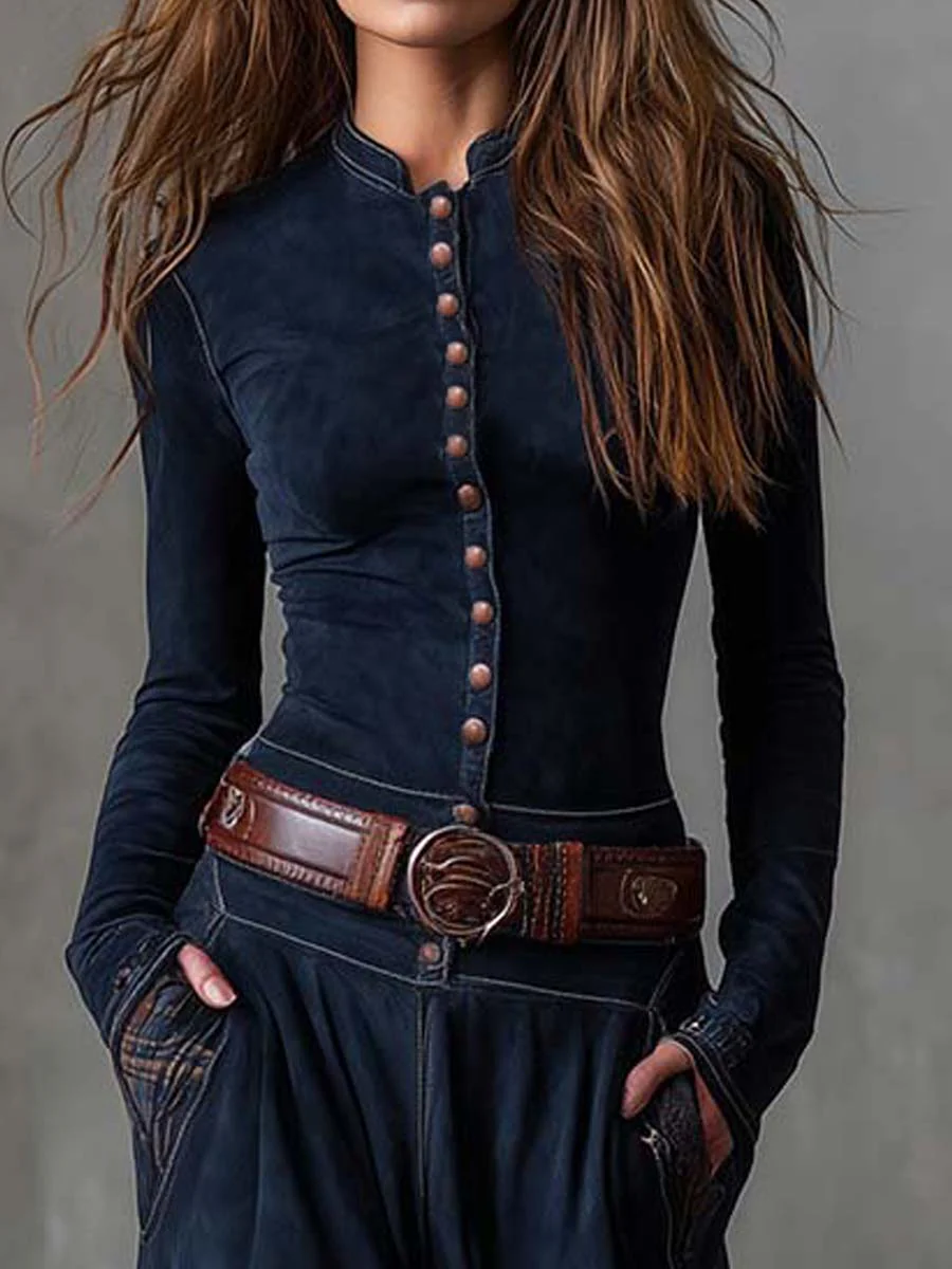 Rose Suede | Look Maxi Dress with Belt