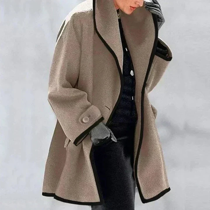 MOIRA | STYLISH DOUBLE-BREASTED WOOL COAT