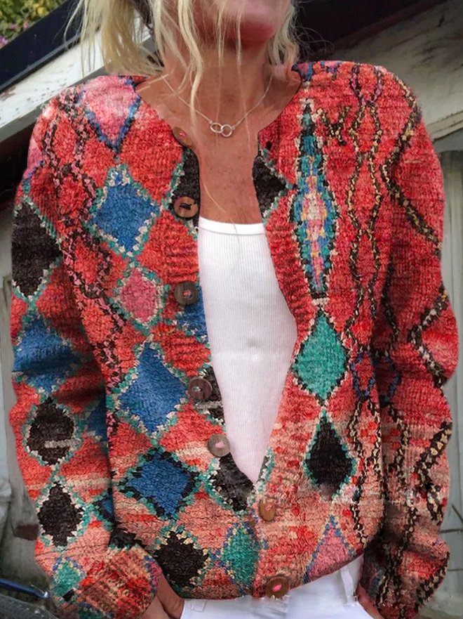 DORY | ELEGANT FLORAL CARDIGAN SWEATER WITH TUMMY COVERAGE