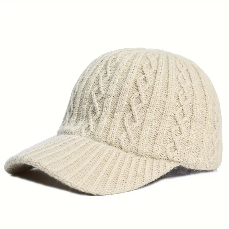 Knitted Baseball Cap | Casual Everyday Comfort