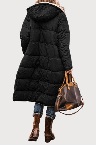 AMELIA | REVERSIBLE ELEGANT LONG COAT