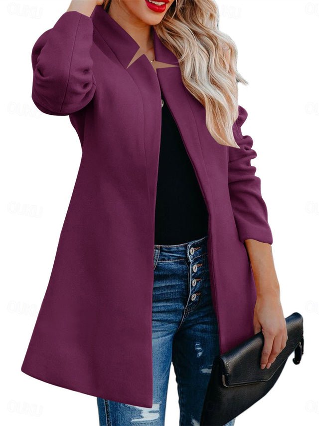 HELEN | CHIC FASHIONABLE COAT WITH TUMMY COVERAGE