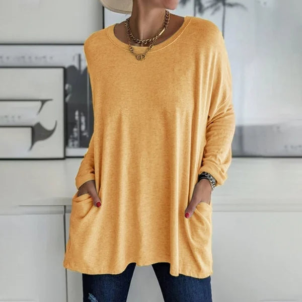 DESIREE | RELAXED LONG SLEEVE TOP