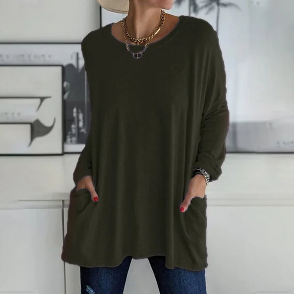 DESIREE | RELAXED LONG SLEEVE TOP