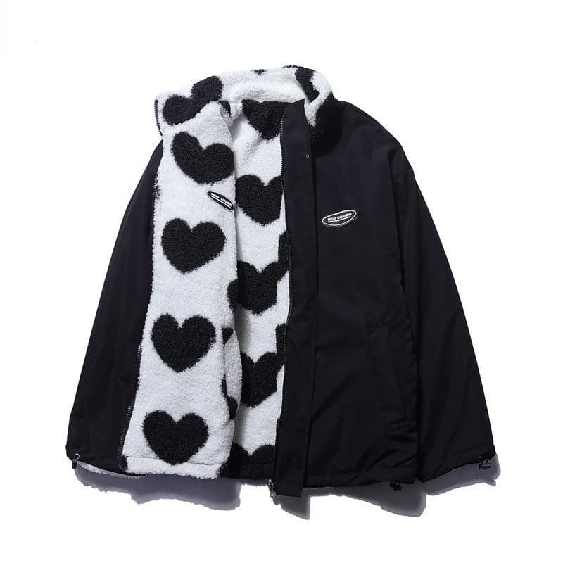 KARINA | REVERSIBLE HEART JACKET