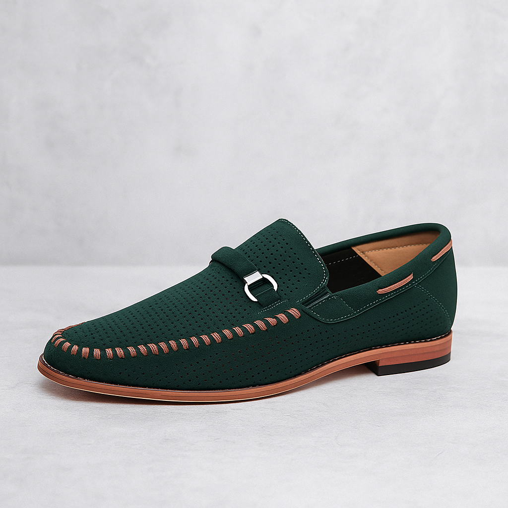 Elegant Suede Slip-On Loafers | Orthopedic Comfort & Timeless Styl