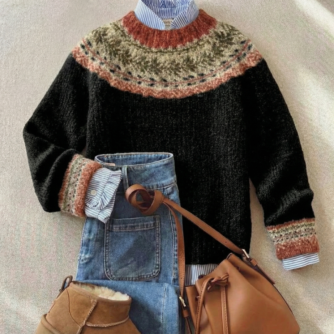 ELEANOR | NORDIC KNIT SWEATER