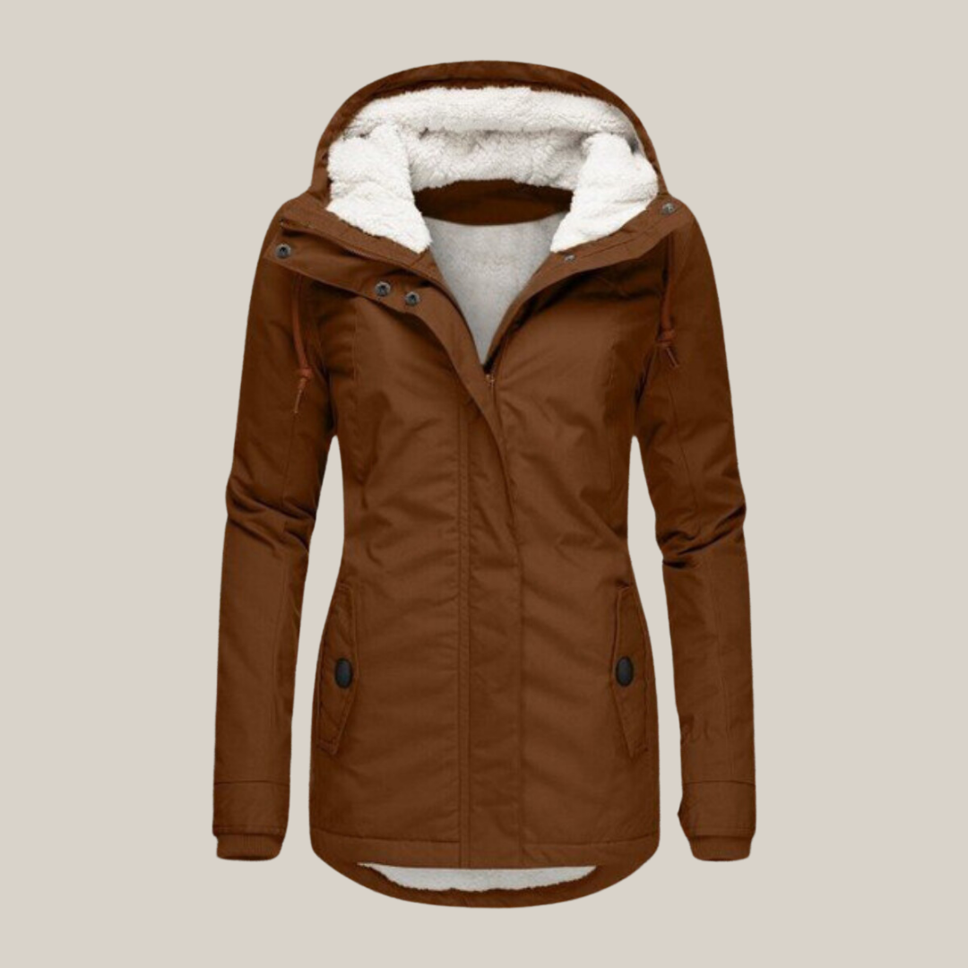MARA | ELEGANT LUXE PADDED JACKET WITH TUMMY COVERAGE