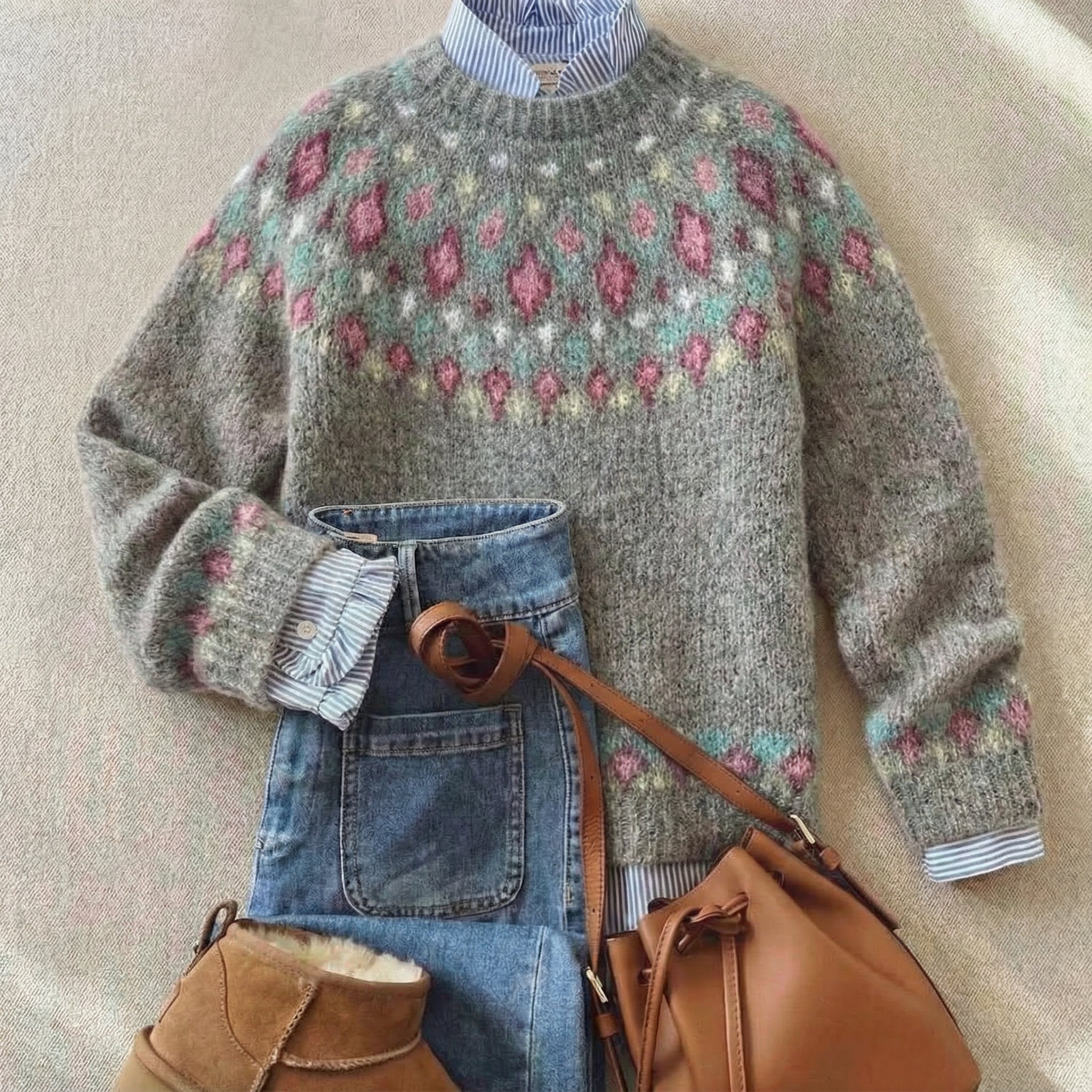 ELEANOR | NORDIC KNIT SWEATER