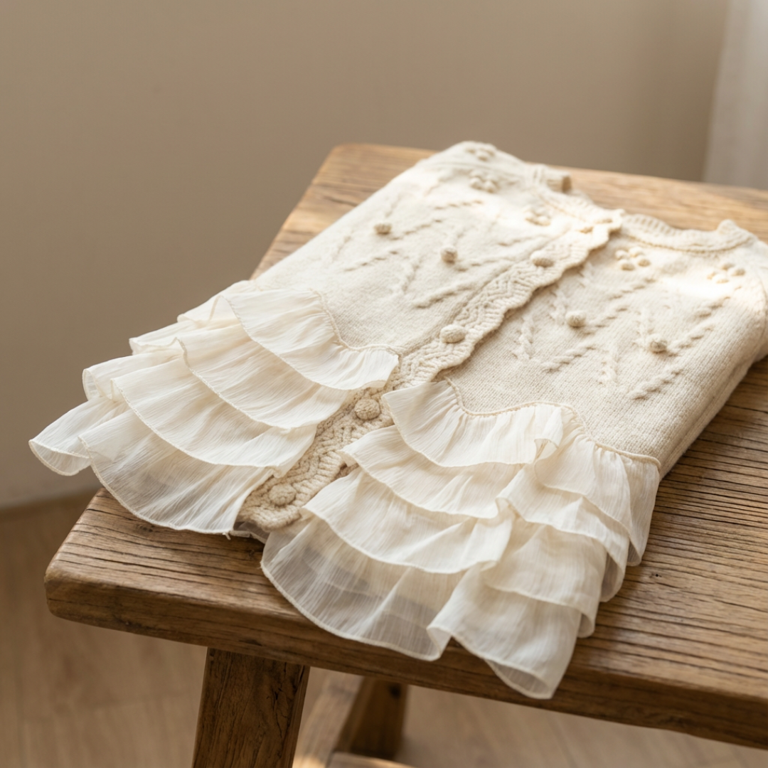 NATALIE | ELEGANT LAYERED KNIT CARDIGAN