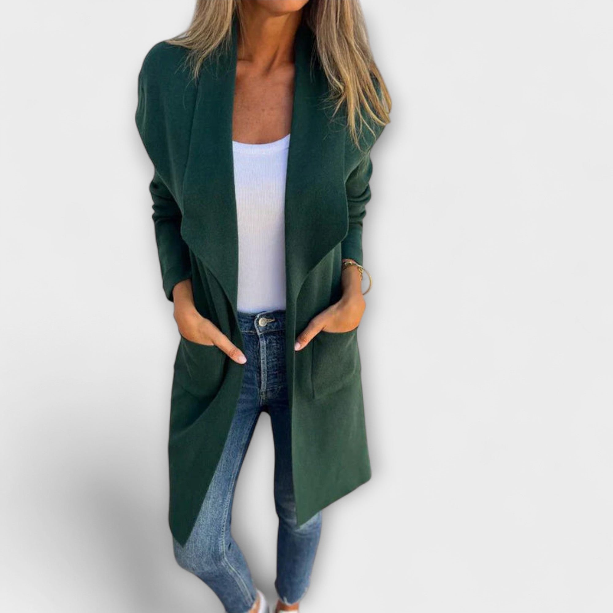 ELIANE | ELEGANT LONGLINE CARDIGAN