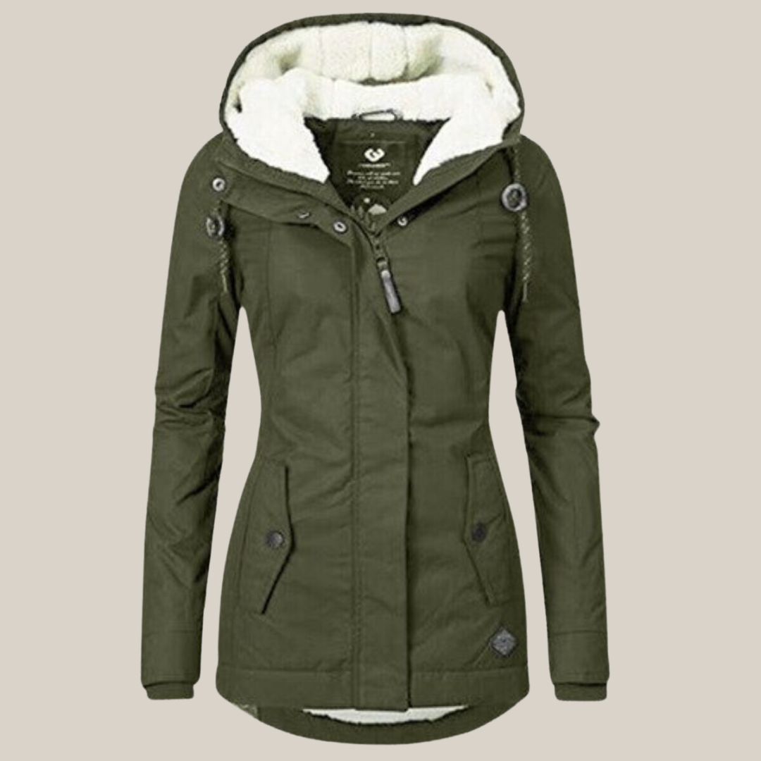 MARA | ELEGANT LUXE PADDED JACKET WITH TUMMY COVERAGE