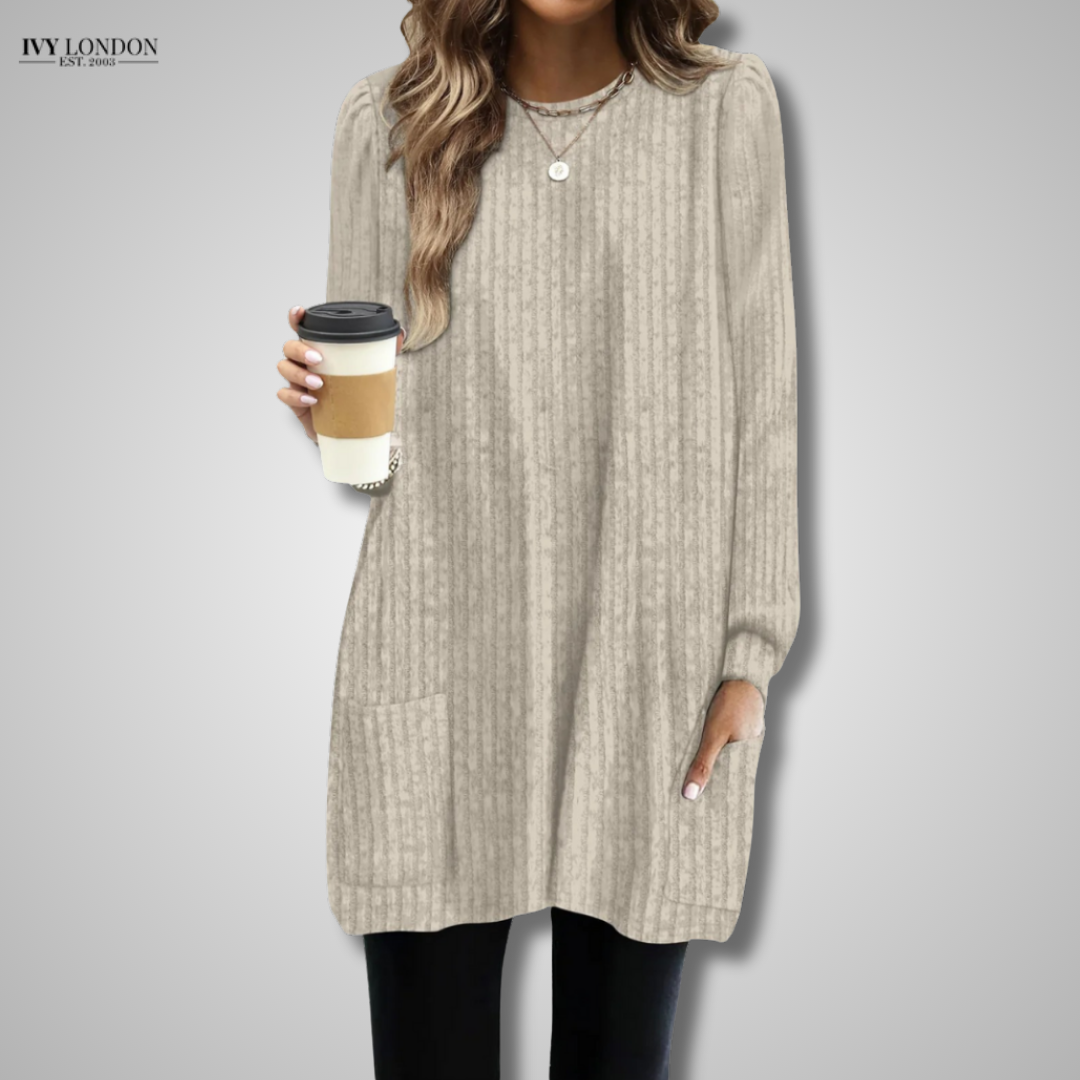 CORINA | COZY POCKET TUNIC WITH TUMMY COVERAGE