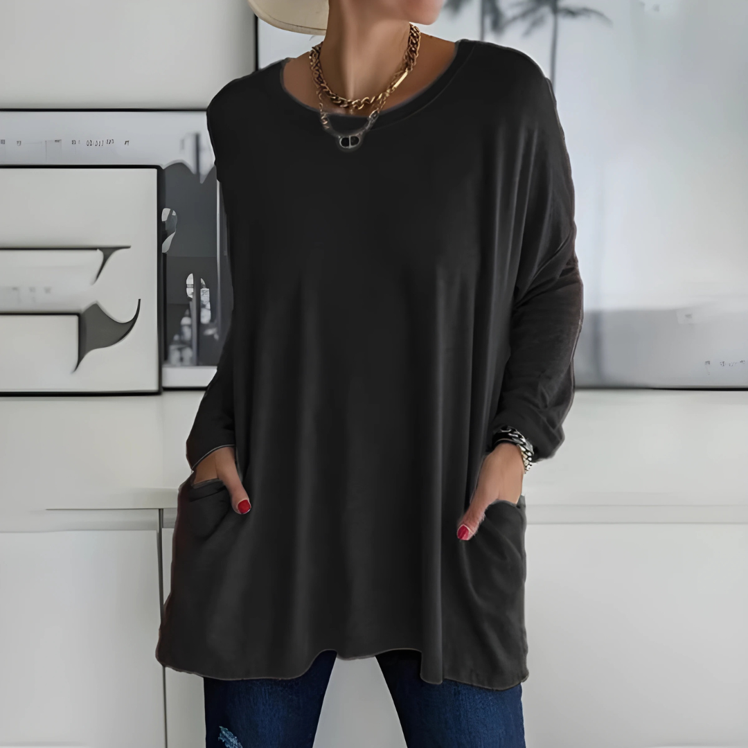 DESIREE | RELAXED LONG SLEEVE TOP