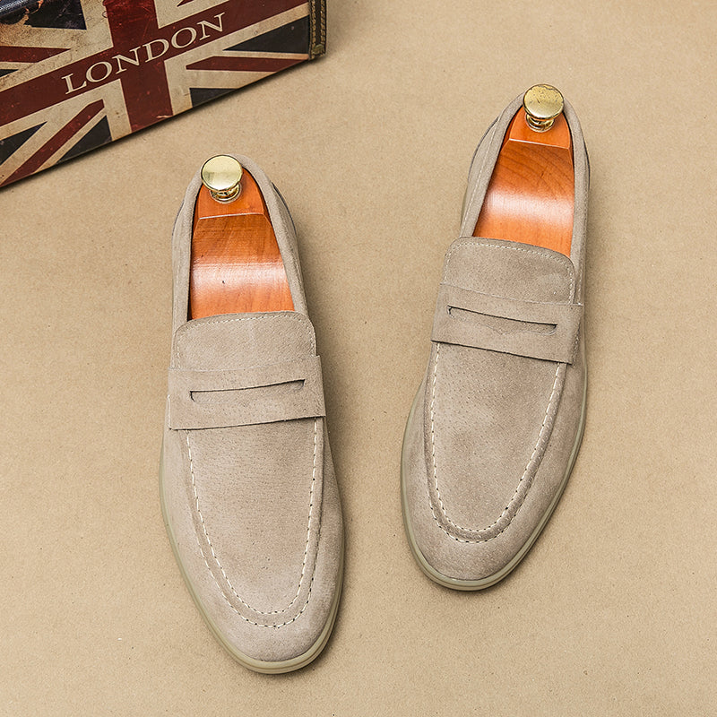 Classic Suede Slip-On Loafers | Orthopedic Comfort for Everyday Wear