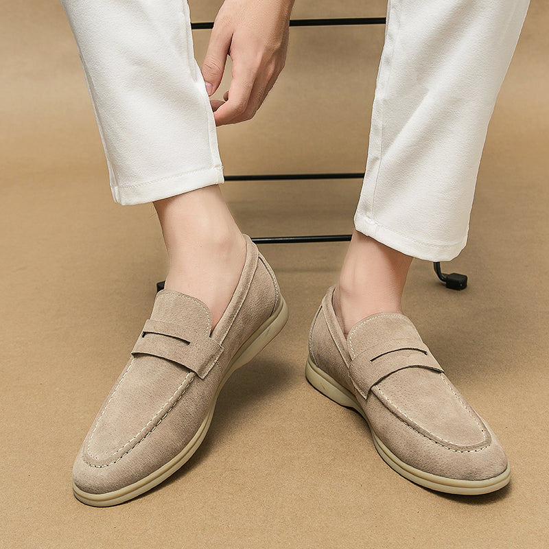 Classic Suede Slip-On Loafers | Orthopedic Comfort for Everyday Wear