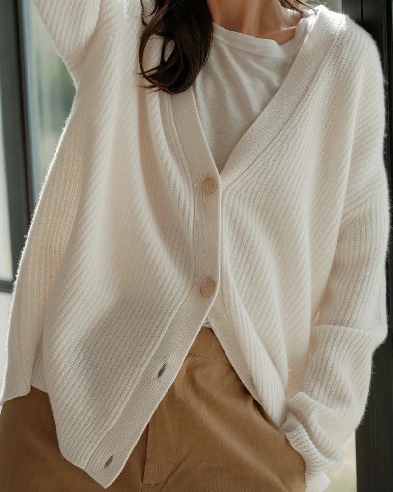 RINA | ELEGANT BREEZY BUTTONED CARDIGAN WITH TUMMY COVERAGE