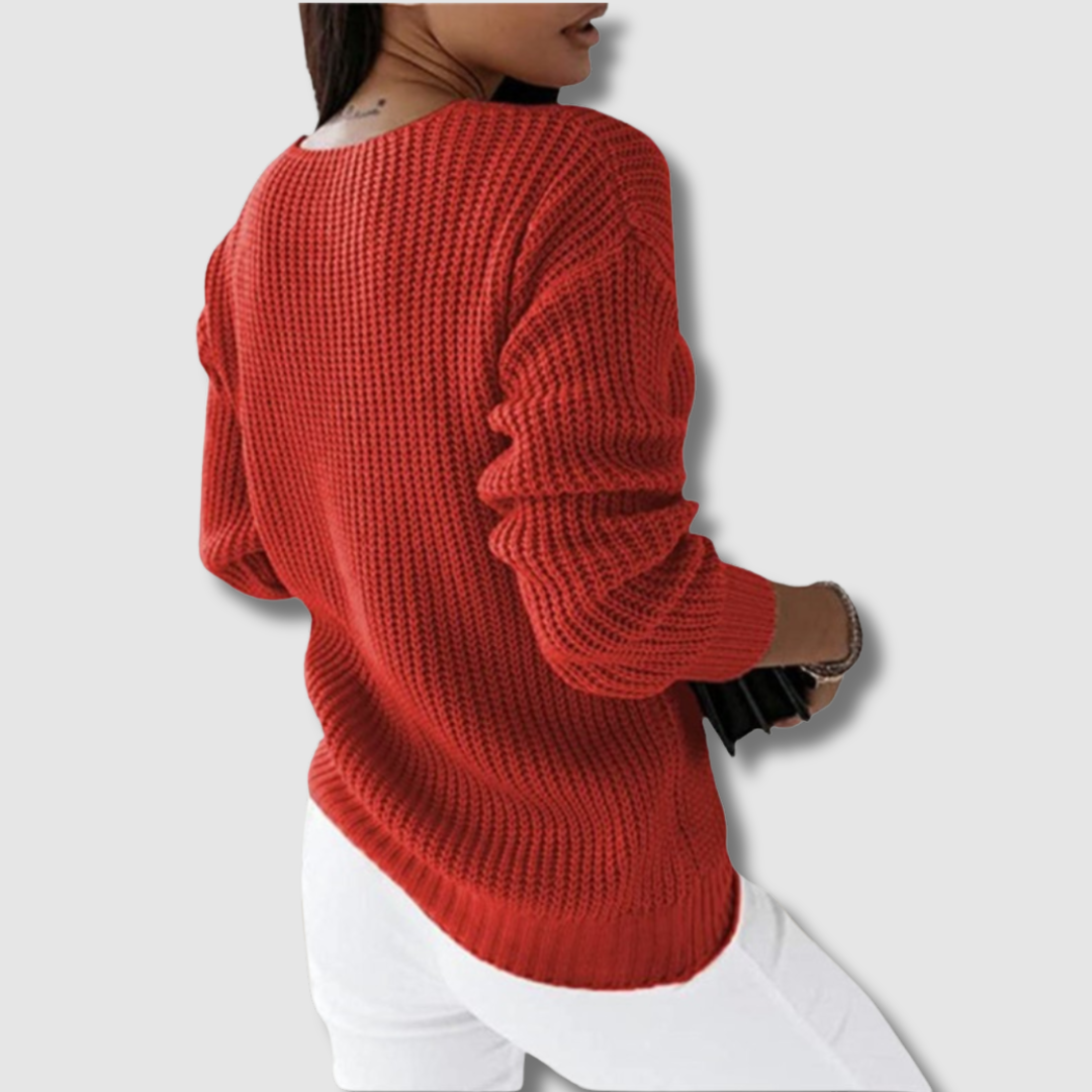 LIV | ELEGANT SCANDINAVIAN KNIT SWEATER