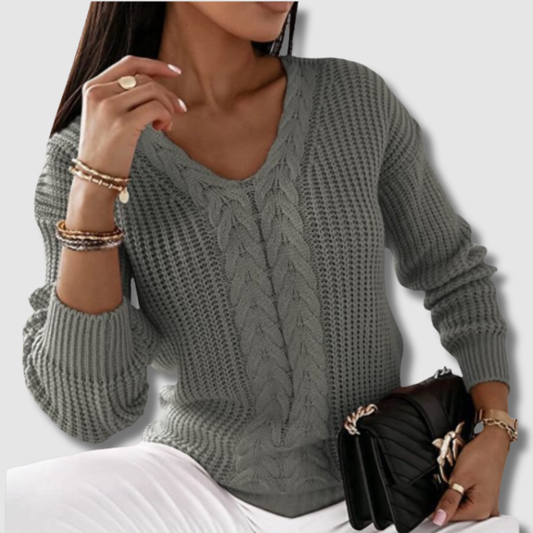 LIV | ELEGANT SCANDINAVIAN KNIT SWEATER