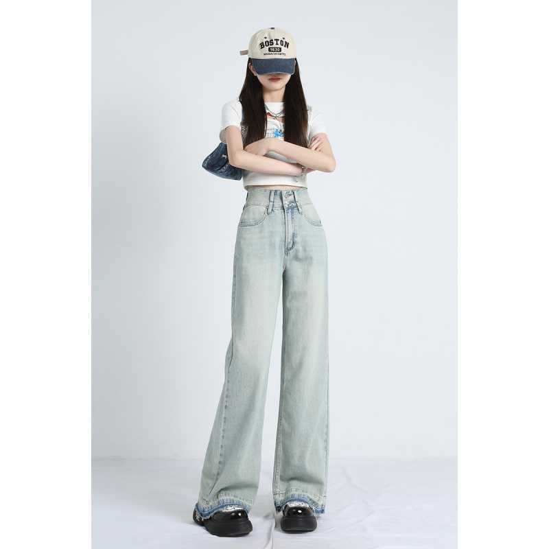 Loose-Fit Hem Jeans | Relaxed Summer Style with Effortless Chic